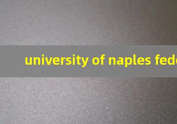 university of naples federico